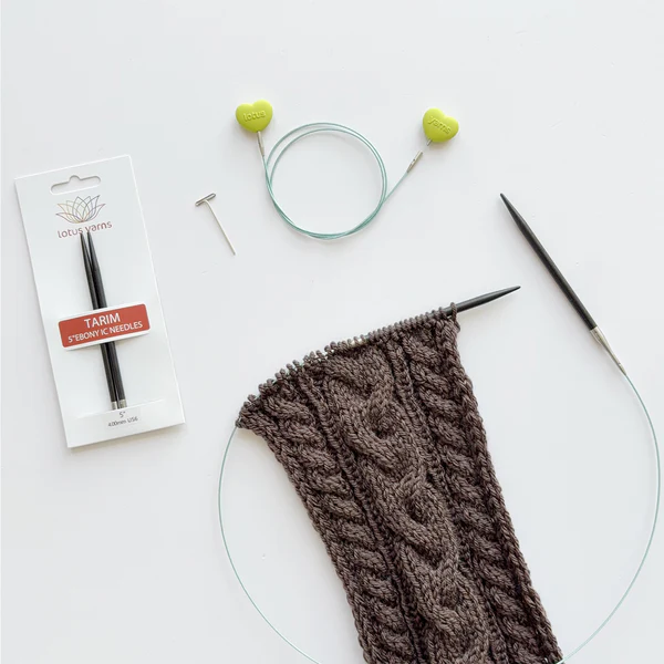 TARIM Nadelspitzen aus Ebenholz, 13 cm lang (5